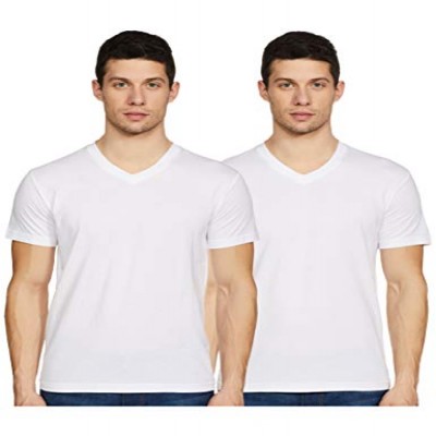 Levi's Men's Plain Regular Fit T-Shirt (PR808213, White M)