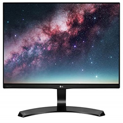 LG 22 inch (55 cm) IPS Monitor - Full HD, with VGA, HDMI, DVI, Audio Out Ports, Made in India - 22MP68VQ (Black)
