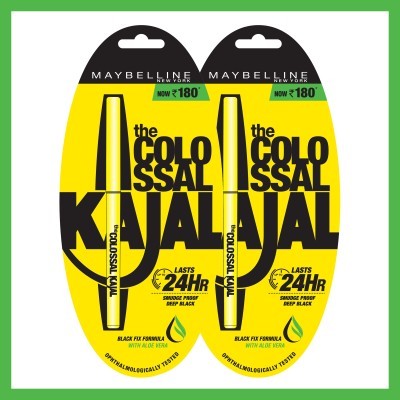 MAYBELLINE NEW YORK Colossal Kajal Promo(Black, 0.7 g)