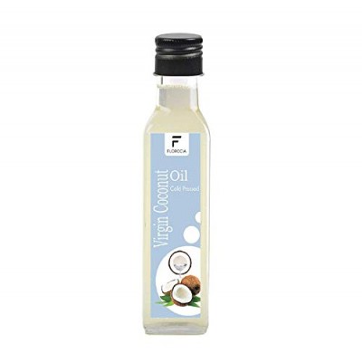 Virgin Coconut Oil | Cooking Oils Organic Virgin Cold Pressed Organic Coconut Cooking Oil 100 ml | Glass Bottle - Florocia