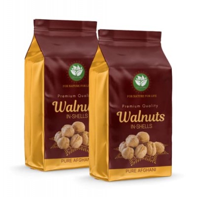 Go Vegan California Inshell Walnuts - 1000gm (500gm x 2)