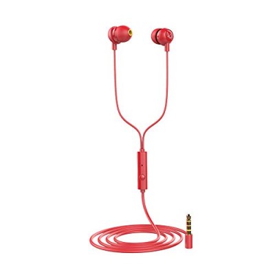 Infinity by Harman Zip 20 Wired in Ear Headphones with Mic (Red)