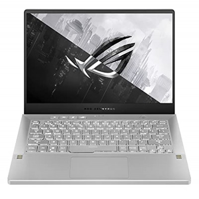 ASUS ROG Zephyrus G14 (2021), 14-inch (35.56 cms) FHD 144Hz, AMD Ryzen 7 5800HS, GeForce GTX 1650 4GB Graphics, Gaming Laptop(8GB/512GB SSD/Office 2019/Windows 10/White/1.6 Kg), GA401QH-HZ069TS