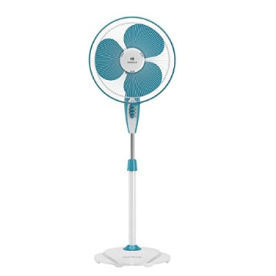Havells Gatik Neo 400mm Pedestal Fan (White Blue)