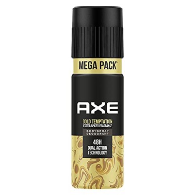 AXE Gold Temptation Long Lasting Deodorant Bodyspray For Men 215 ml