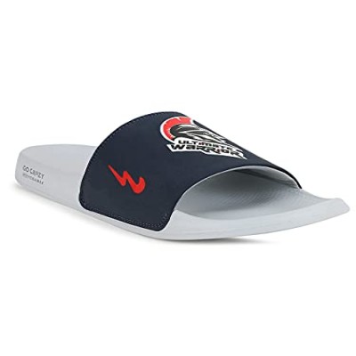 Campus Men's SL-SPR001 BLU/GRY Outdoor Flip Flop Slipper -9 UK/India
