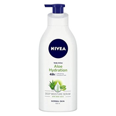 NIVEA Body Lotion, Aloe Hydration, with Aloe Vera for Instant Hydration in Summer, for Men & Women 600 ml