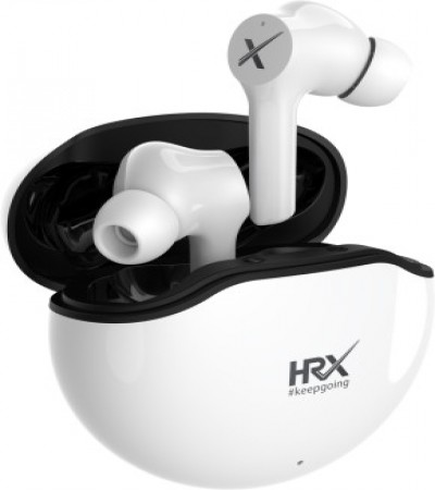 HRX X-Drops 440G Bluetooth Headset(White, In the Ear)