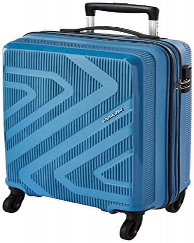 Kamiliant by American Tourister KAM Kiza Polypropylene 55 cms Ash Blue Hardsided Cabin Luggage (KAM KIZA SP 55CM - ASH BLUE)