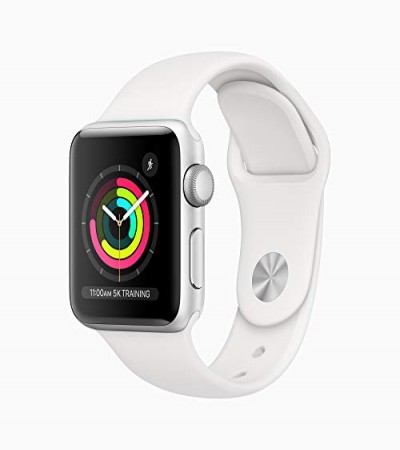 Apple Watch Series 3 (GPS, 38mm) - Silver Aluminium Case with White Sport Band